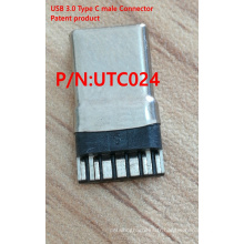 Connecteur mâle USB 3.0 Type C Produit breveté